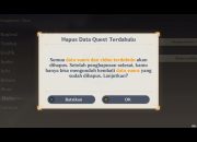 Cara Hapus Data Quest di Genshin Impact PC