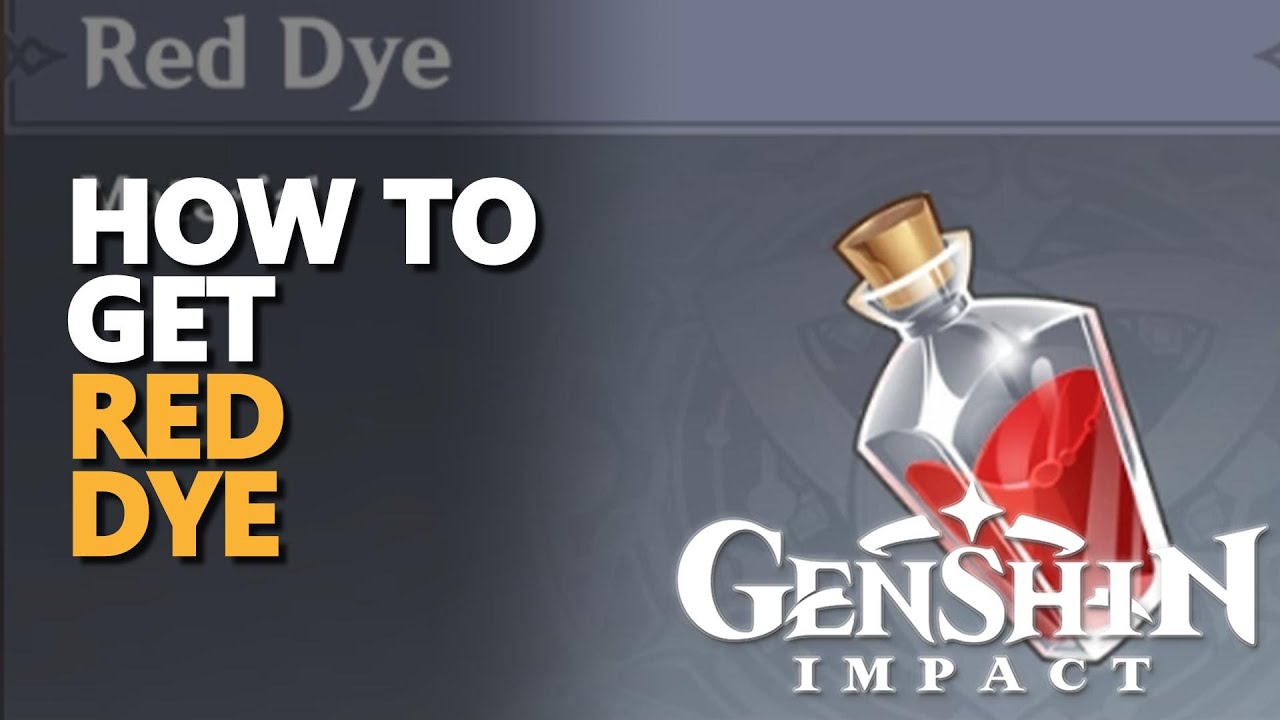 Cara Mendapatkan Red Dye Genshin Impact