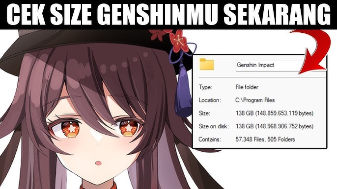 Cara Mengurangi Size Genshin Impact PC